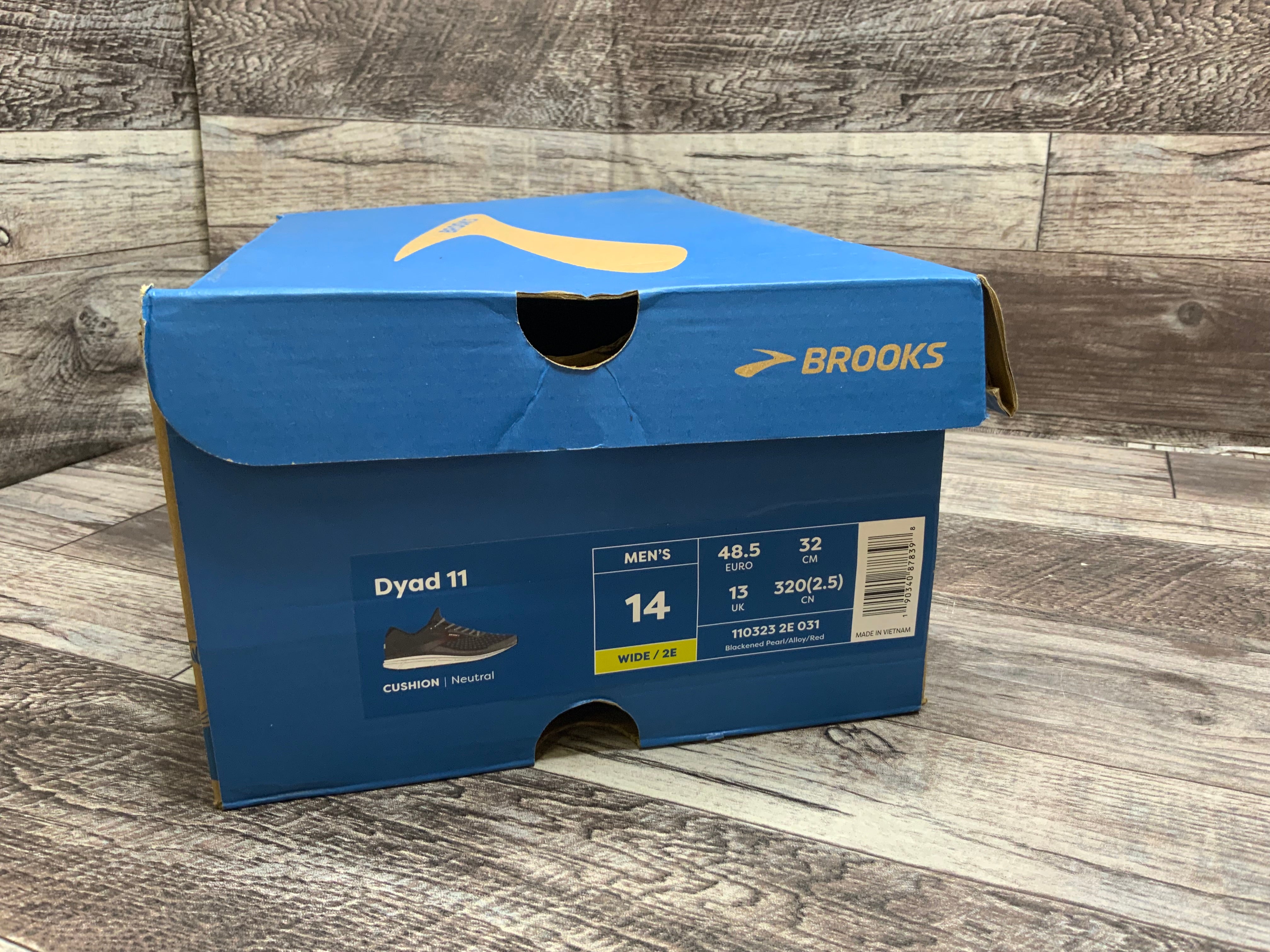 Brooks Men's Dyad 11 Running Shoe **Size 14 Wide** (8076112232686)